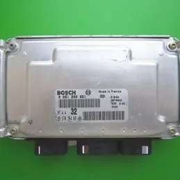 Peugeot 306 1.6 ECU Motor Beyni 9637839480 0261206861 M7.4.4